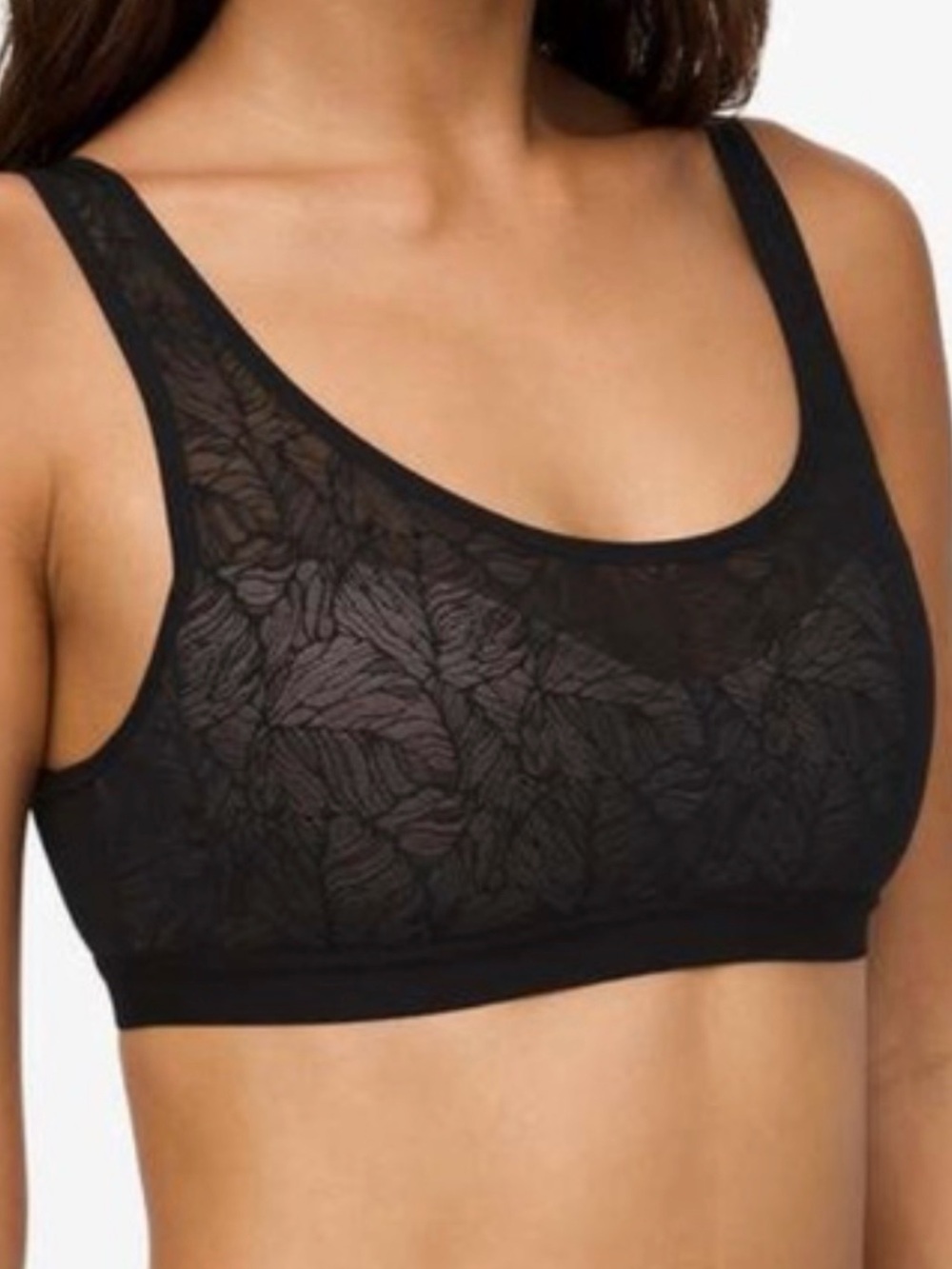lululemon athletica Black Lace Wireless Bralette